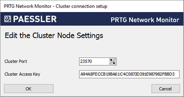 Edit Cluster Node Settings