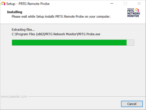 Setup: Installing PRTG